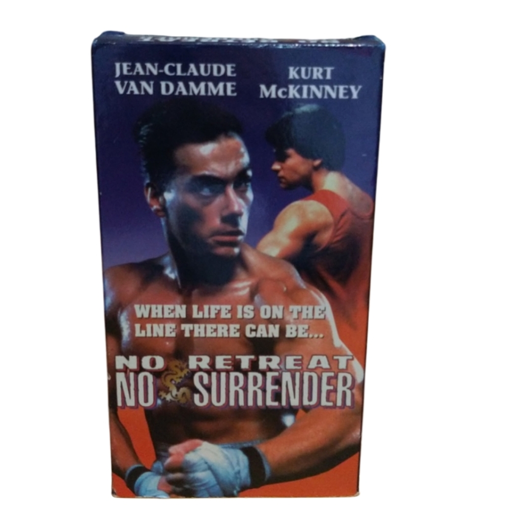 No Retreat No Surrender vhs tape